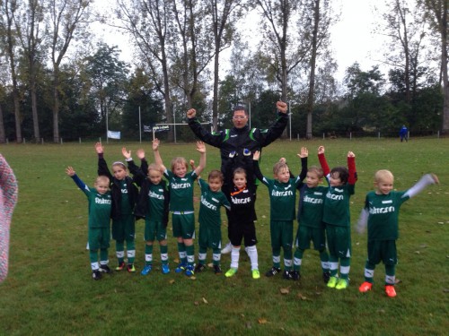 Bambinis bringen 1. Sieg mit nach Hause