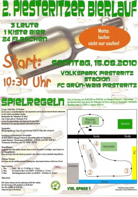 Sommerfest mit Bierlauf