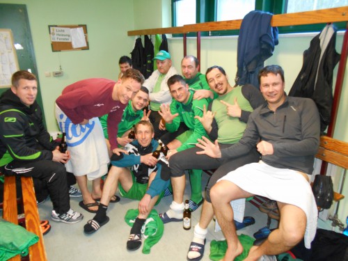 Sieg im ersten Testspiel