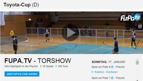 Toyota-Cup in Bildern