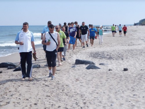 Versammlung für unsere Polenfahrt