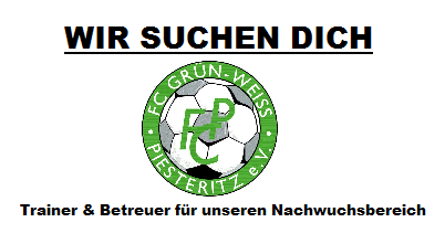 Nachwuchsabteilung sucht Übungsleiter