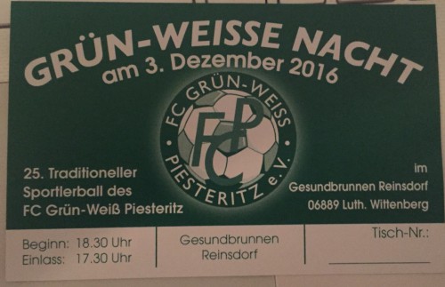 Karten für die Grün-Weiße Nacht