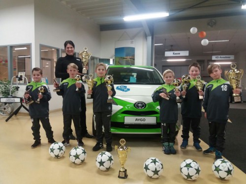 Fototermin beim Turniersponsor Rosenheinrich