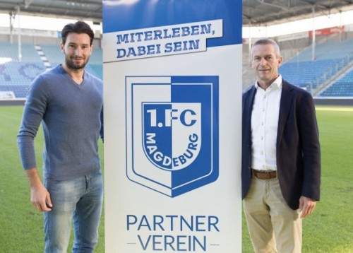 Der FC Grün-Weiß wird Partnerverein vom 1.FCM