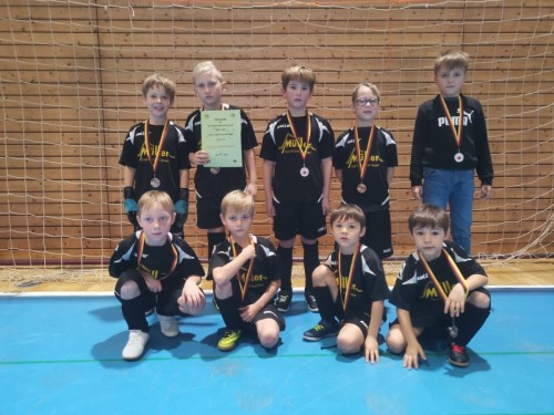 F-Junioren mit Platz 6 bei den Hallenkreismeisterschaften