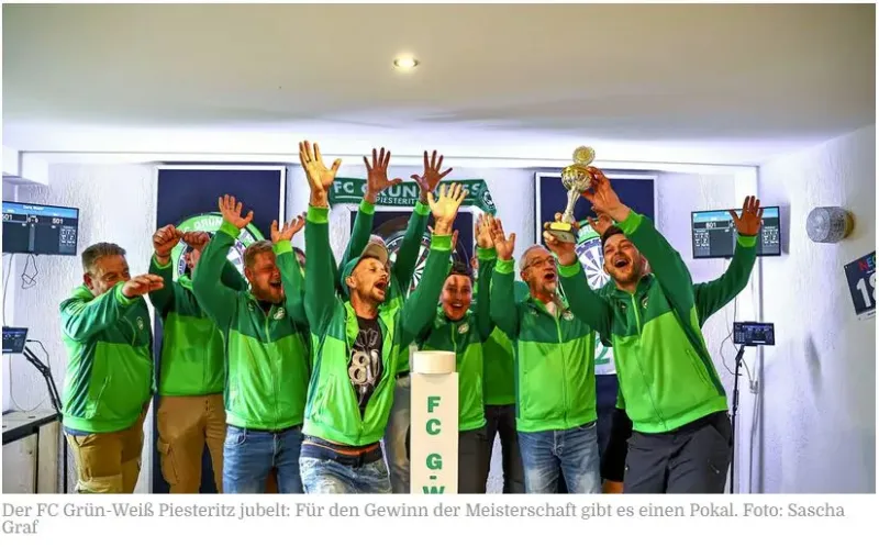 FC Grün-Weiß Piesteritz "DARTS" holt sich die Meisterschaft!
