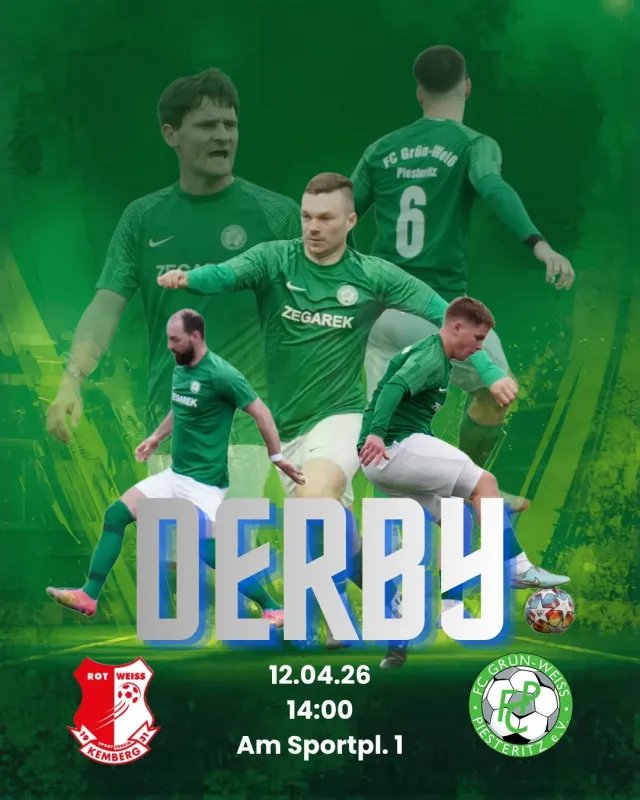 Anpfiff zum Derby schon 14:00 Uhr!