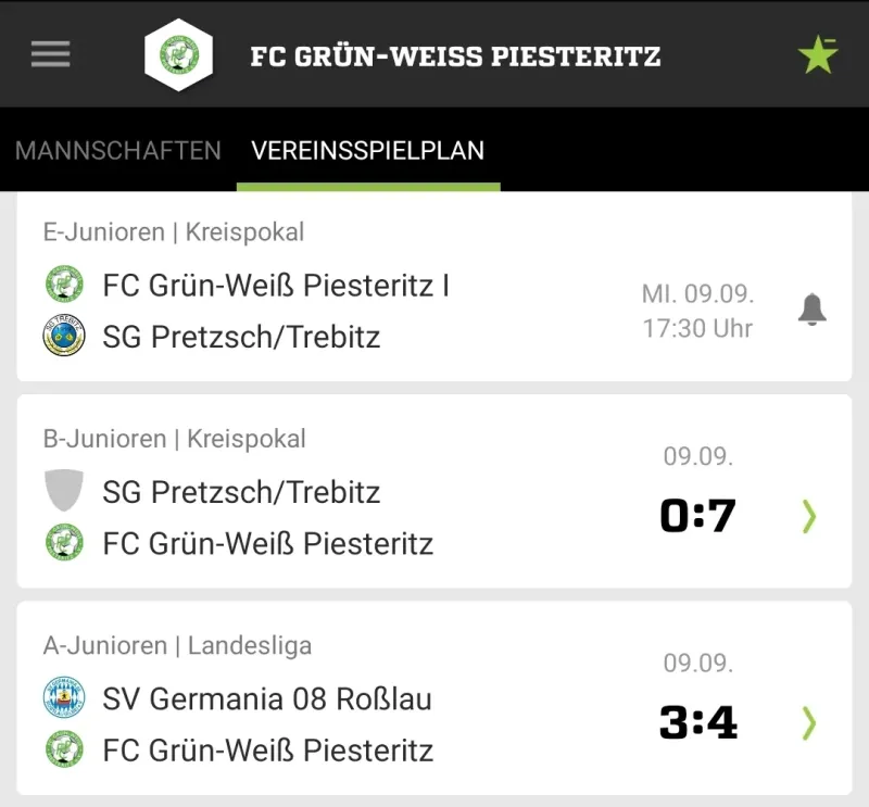 Nächste Runde im Pokal und 3 Punkte