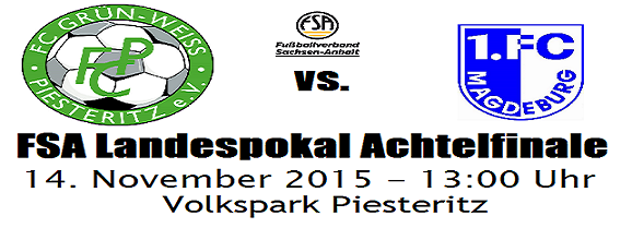 Im Landespokal gegen den 1.FC Magdeburg