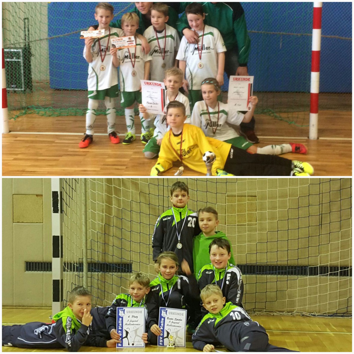 F-Jugend mit super Leistung bei Hallenturnieren!!!