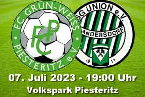 FC Grün-Weiß testet gegen die SG Union Sandersdorf