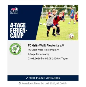 RB Leipzig Fußballschule im Volkspark
