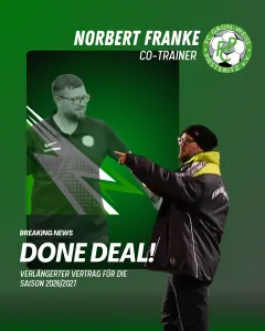 Trainerteam bleibt zusammen!