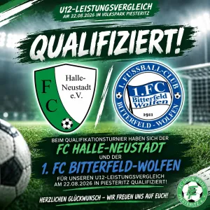 Qualifikation geschafft jetzt wartet der große U12-Leistungsvergleich