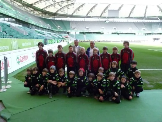 Fahrt nach Wolfsburg