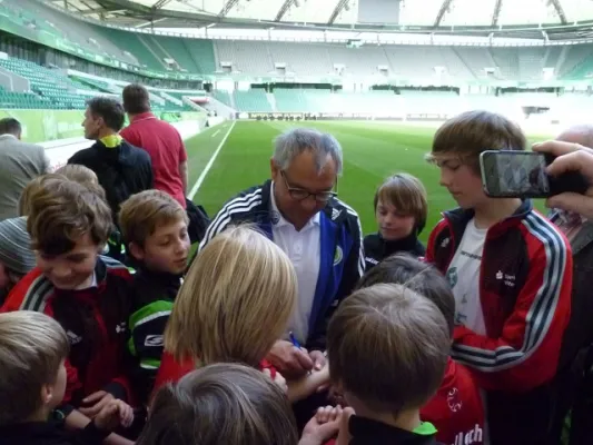 Fahrt nach Wolfsburg