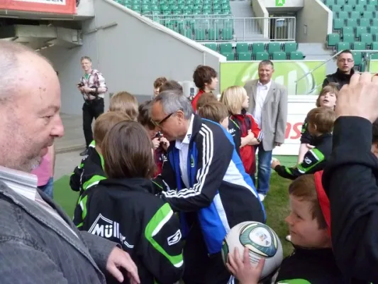 Fahrt nach Wolfsburg