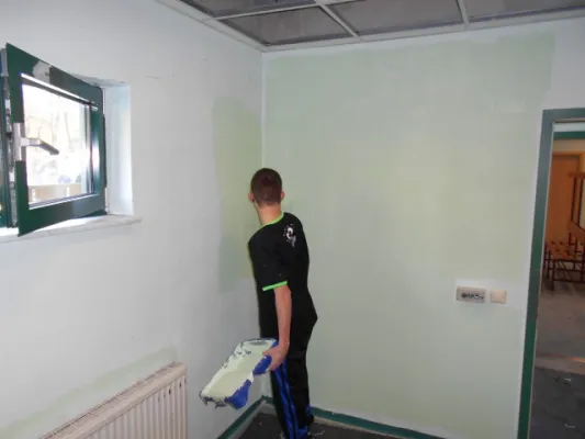 Arbeitseinsatz (neue Kabinen) 2014