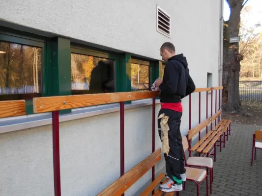 Arbeitseinsatz (neue Kabinen) 2014