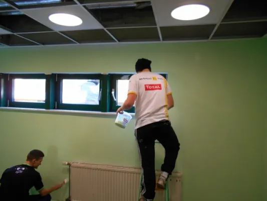 Arbeitseinsatz (neue Kabinen) 2014