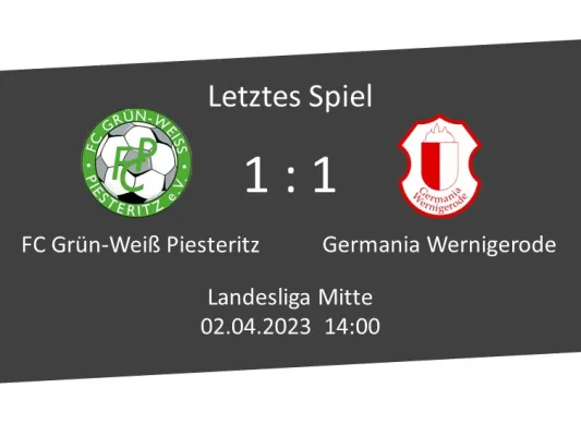 02.04.2023 FC G/W Piesteritz vs. Germania Wernigerode